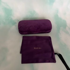 Gucci eye glasses case